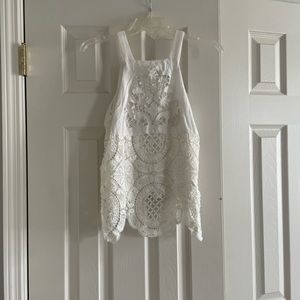 Francesca’s White Tank Top Size XS